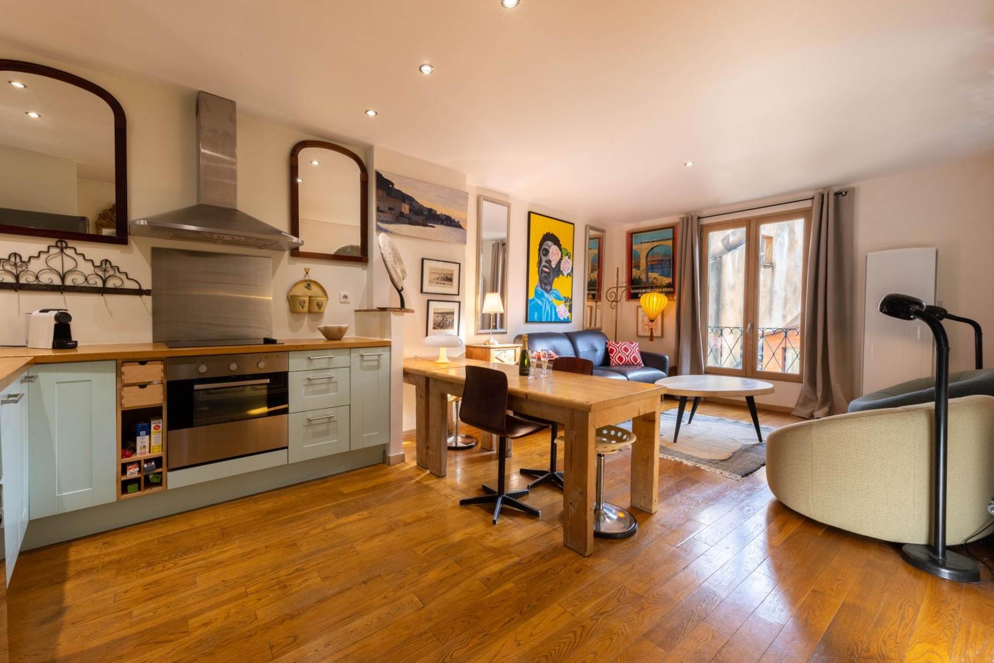 Spacious And Bright Flat Close To The Beach : Heart Of Old 尼斯 外观 照片